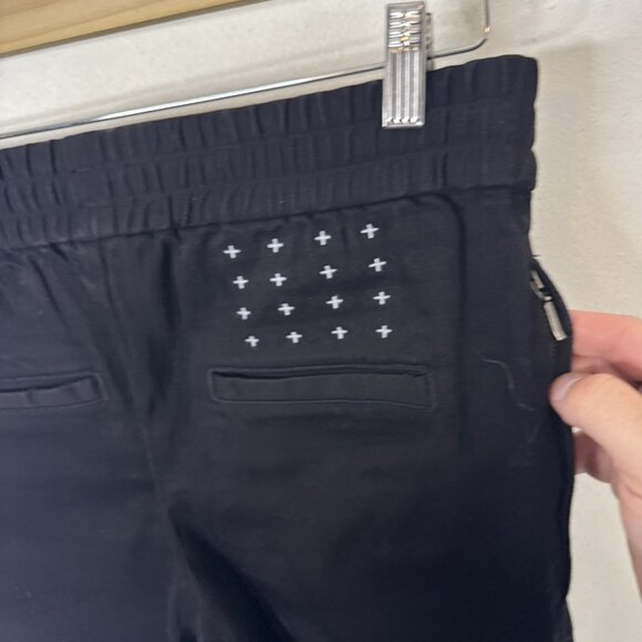 Ksubi Denim Trax Black Jogger Pants Size 29 Stretch Capri - Picture 5 of 8